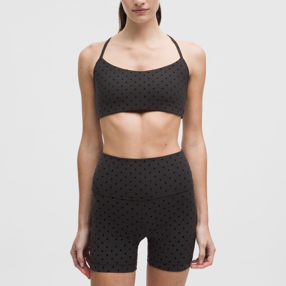 Lululemon Flocked Polka Flow Y Bra - Picture 5 of 6